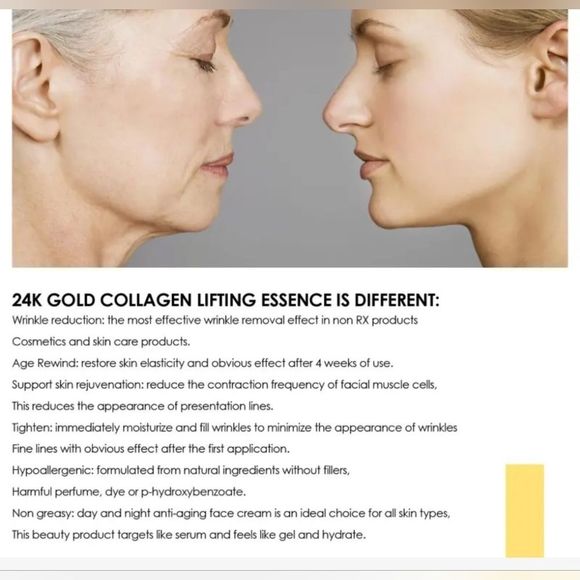 24k infused serum. Smoothes skin & wrinkles, brightens skin acne Korean - Picture 6 of 10